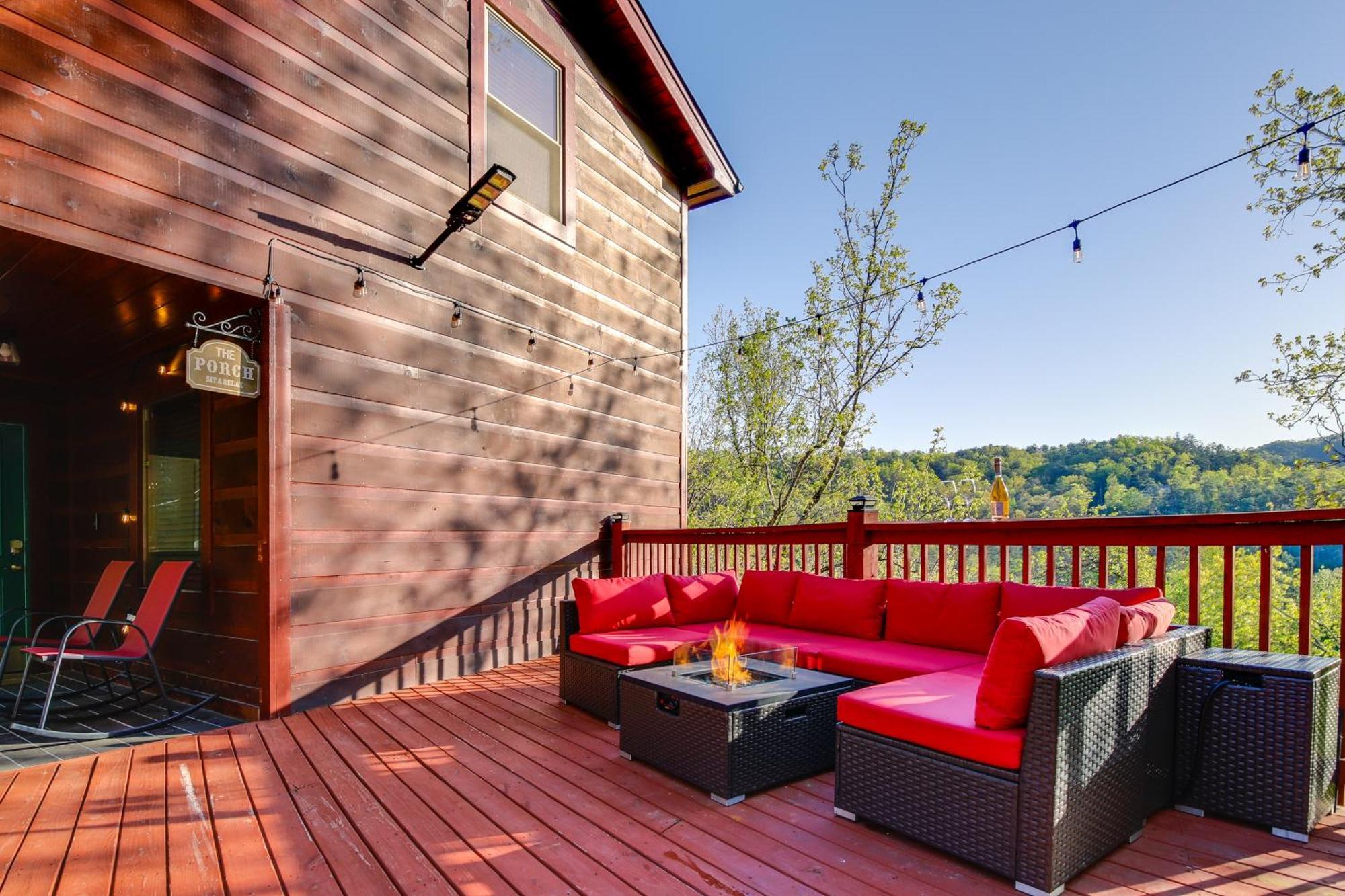 Pigeon Forge Cabin Sauna, Saltwater Pool And Views! Sevierville Luaran gambar