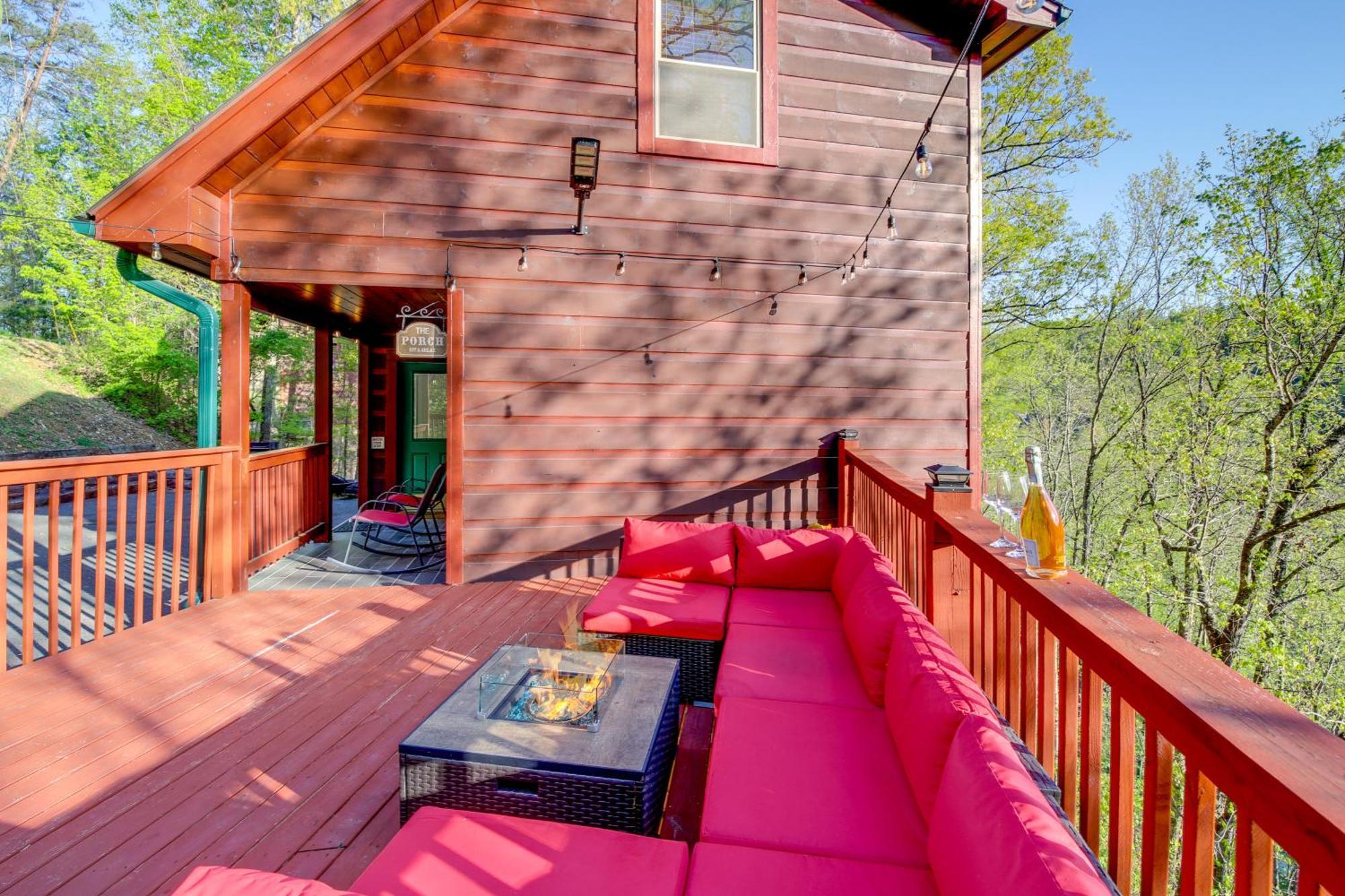 Pigeon Forge Cabin Sauna, Saltwater Pool And Views! Sevierville Luaran gambar